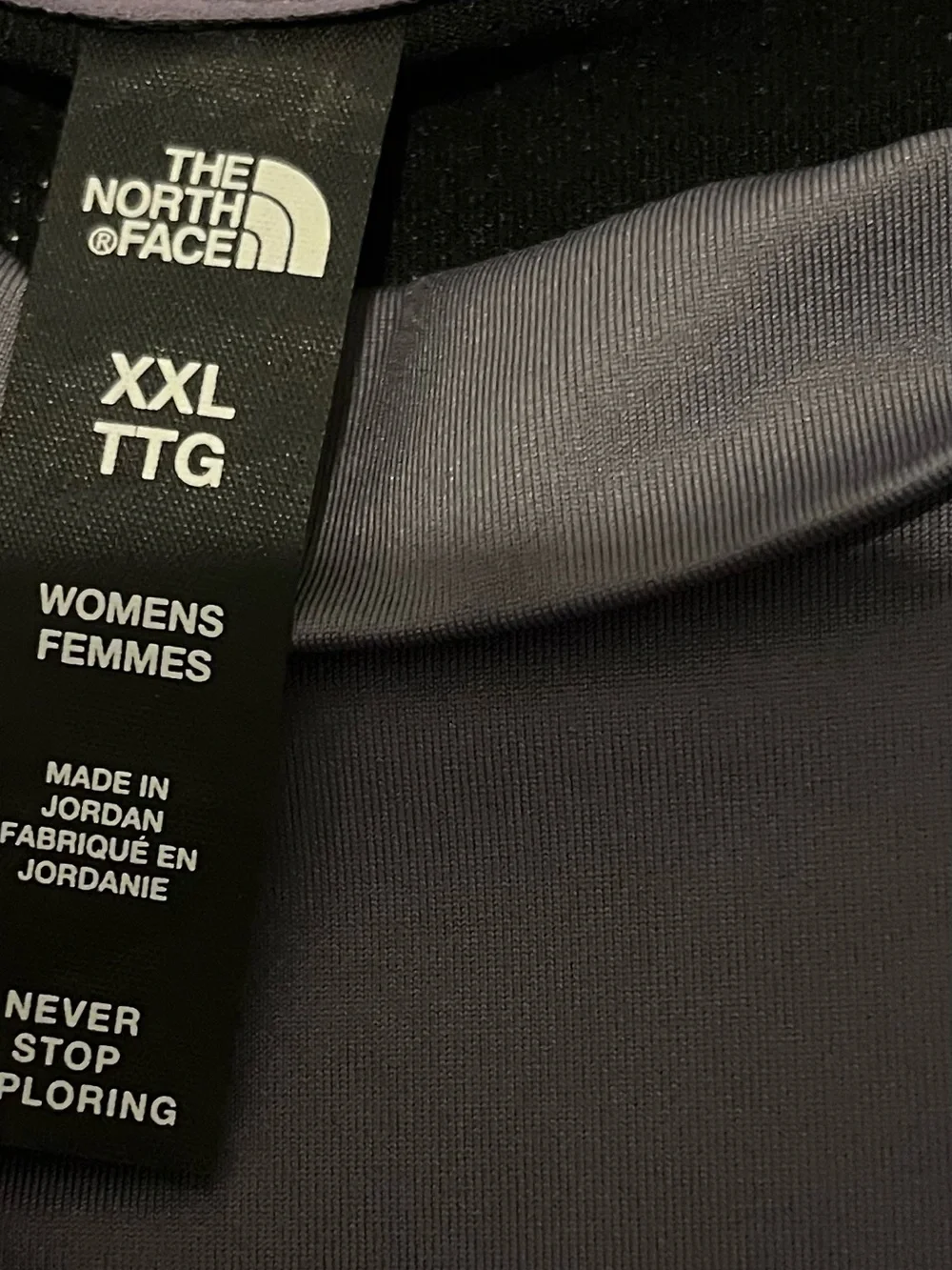 The North Face Gray & Black Short-Sleeve Performance Tee